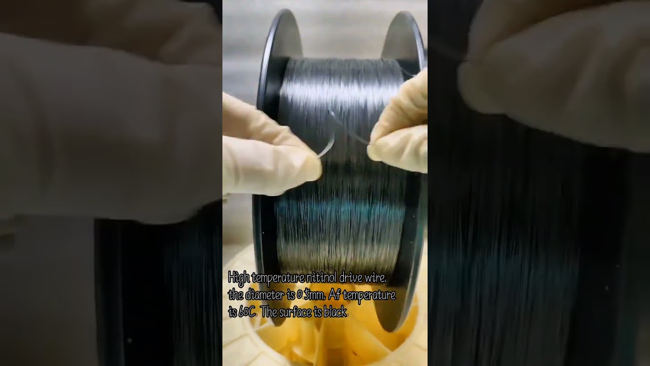 High temperature nitinol drive wire