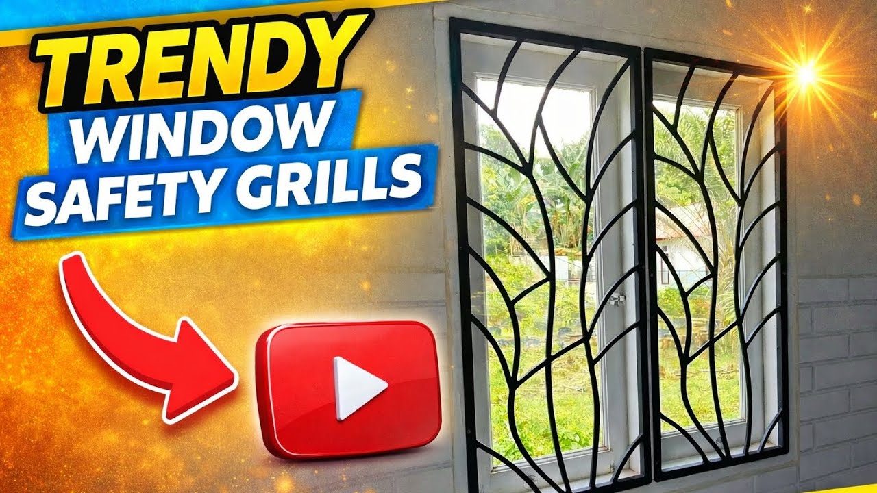 100 Modern Window Safety Grill Designs for Home | Latest 2026 Ideas|Latest Window Safety Grill Desgn