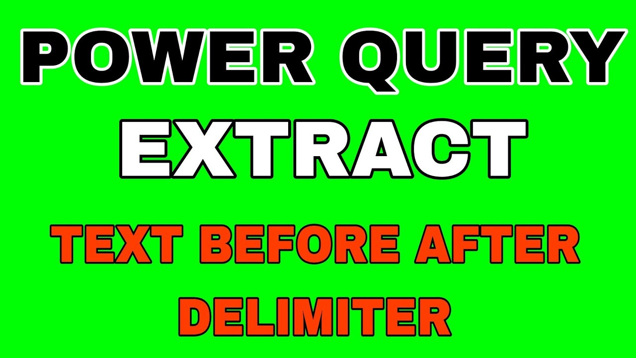 Extract Functions in Power Query 
