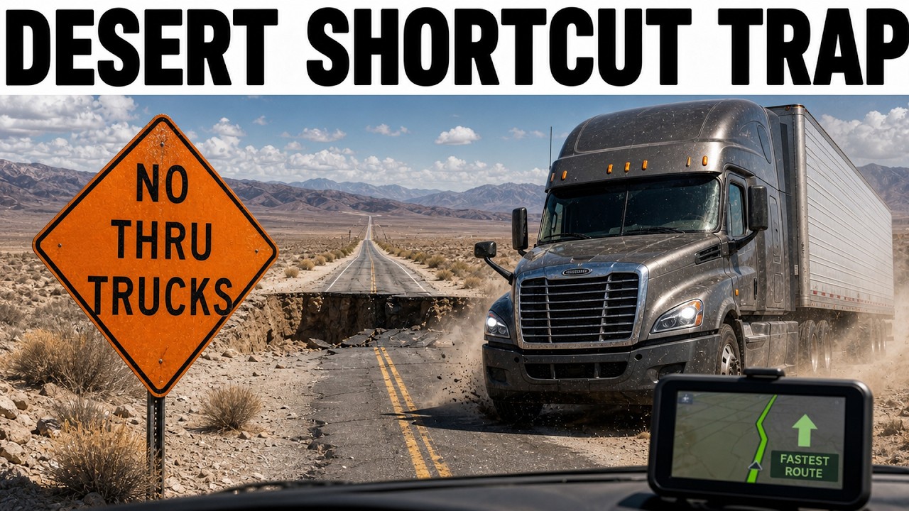 Why Truckers Refuse to Take This Shortcut Through the Nevada Desert