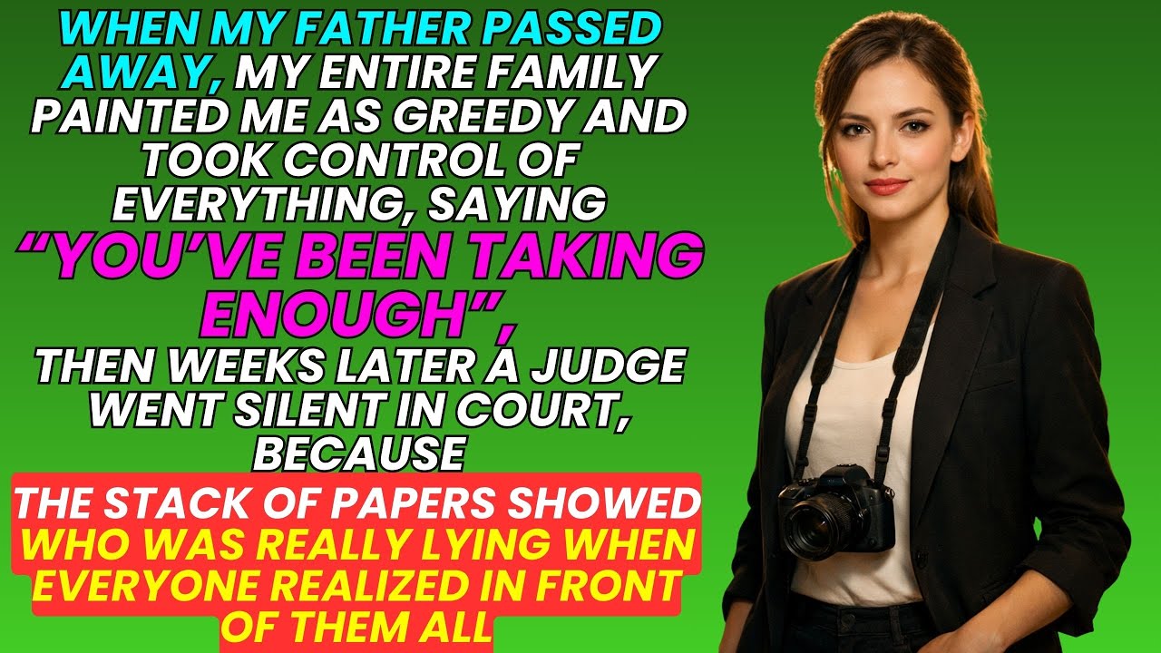 They Made Me Look Selfish in Front of the Family—A Stack of Papers Changed Everything
