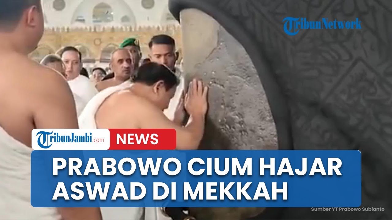 Prabowo Cium Hajar Aswad dan Masuk Ka'bah Saat Umrah