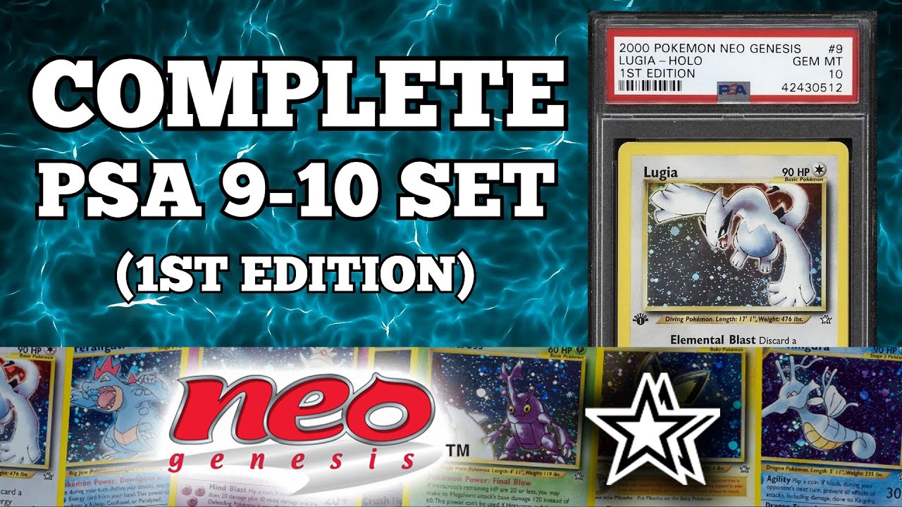 I'VE BEEN WORKING ON THIS SET FOR 10 YEARS! (1st Edition Neo Genesis PSA 10)