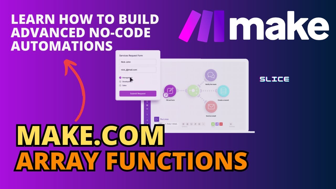 Функции массивов в Make.com &mdash; Slice