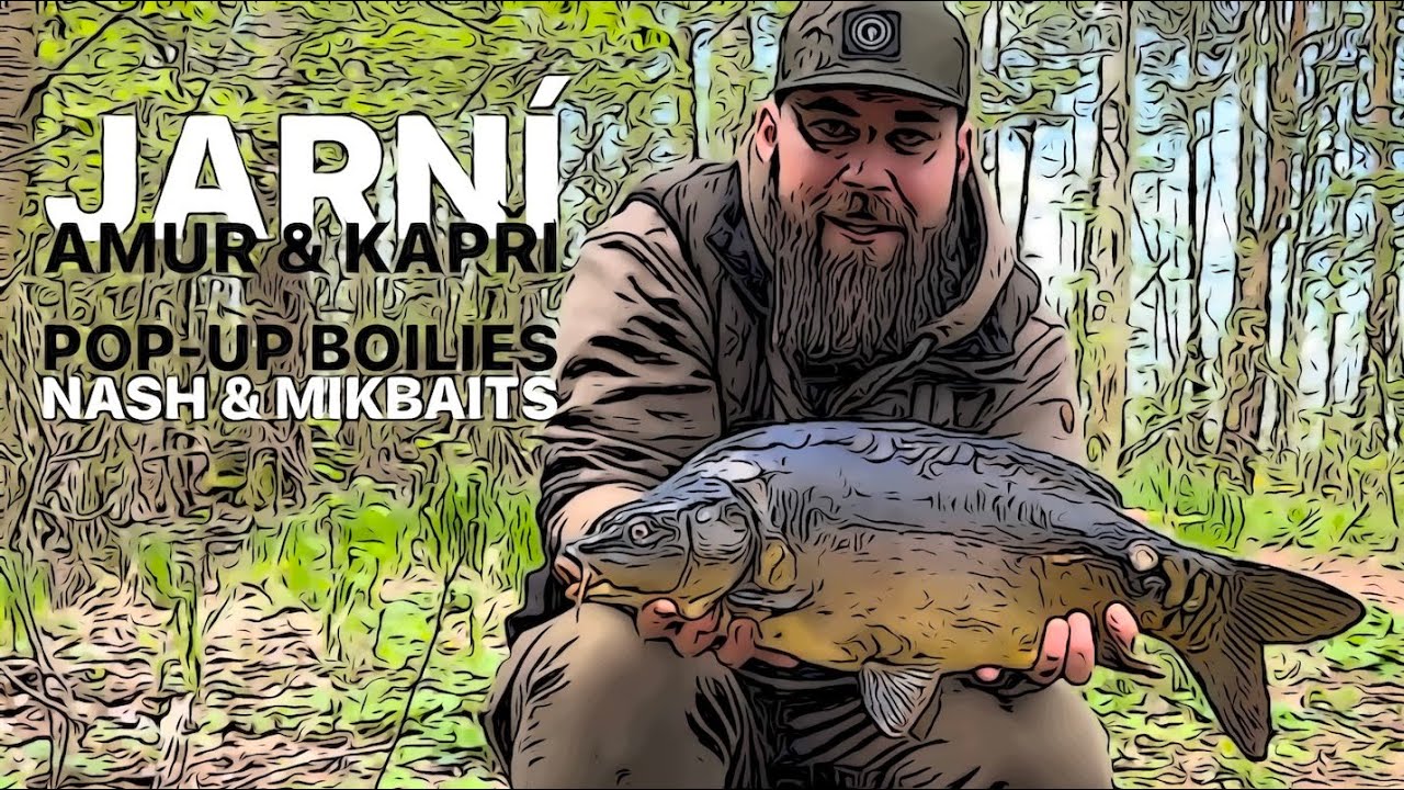JARNÍ AMUR A KAPŘI NA POP-UP NASH A MIKBAITS - TOUR MINIMAL - NA ELEKTROKOLOBĚŽCE K VODĚ - O. JEZERA