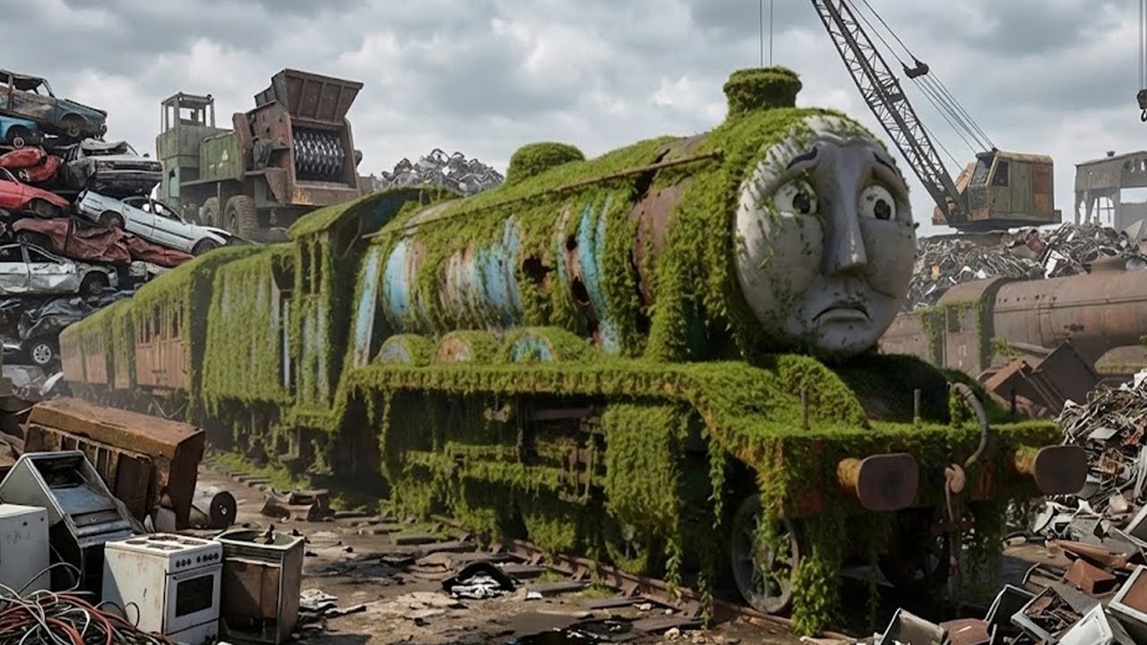 Full Restoration of Abandoned Thomas the Tank Engine – Forgotten for 43 Years, Reborn Again!
