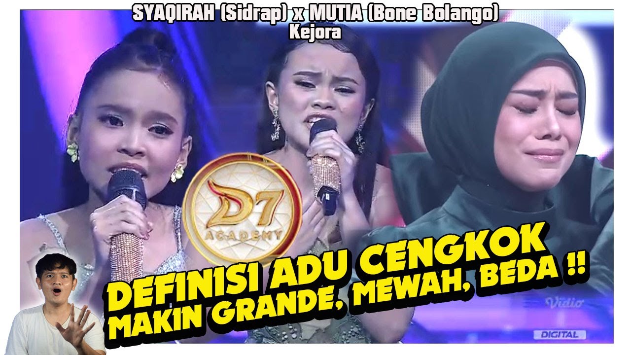 Lesti sampe nangis !! Syaqirah (Sidrap) x Mutia (Bone Bolango) berhasil lolos lewat lagu Kejora.