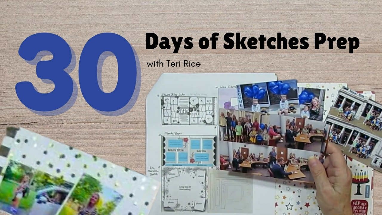 30 Days of Sketches Prep - Series 20 - Part 4 for Day 19 - 24