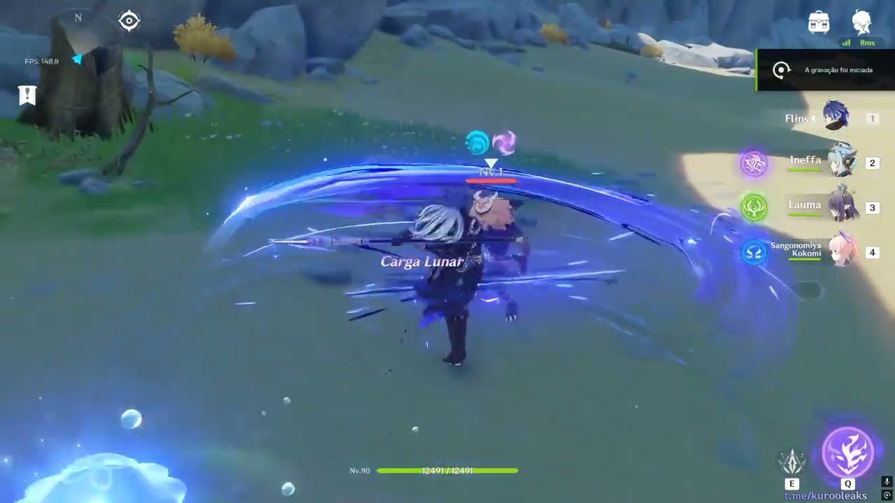 [6.0] Flins Gameplay Showcase &ndash; Special Ult, Elemental Burst & Combat | Genshin Impact 6.0