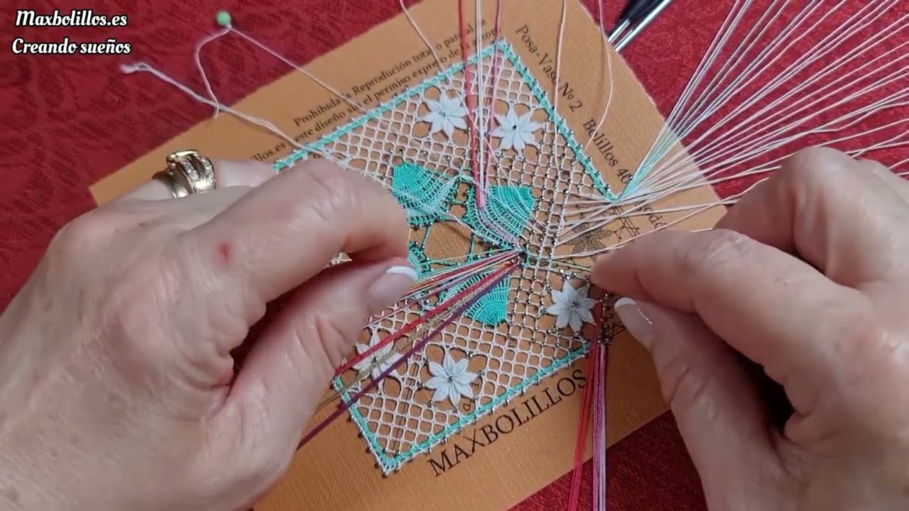 Vídeo nº 5 Posa-Vasos nº 2 Remate completo con Hilos Mágicos