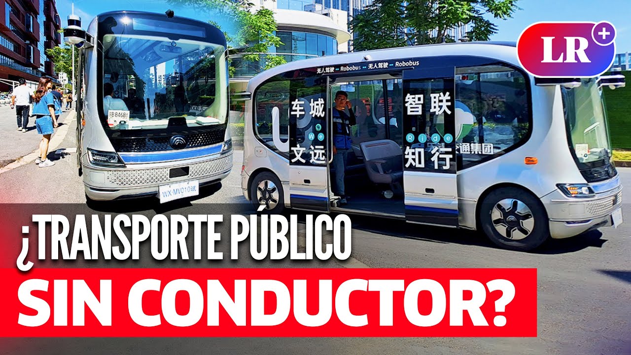 ¡AUTOS SIN CONDUCTOR! Así son los BUSES INTELIGENTES que ya funcionan en CHINA | 