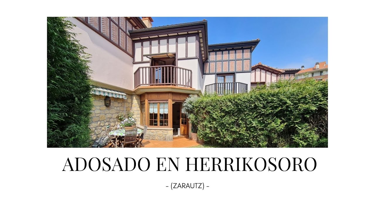 ZK319 Chalet adosado en Herrikosoro (Zarautz) ¡VENDIDO!