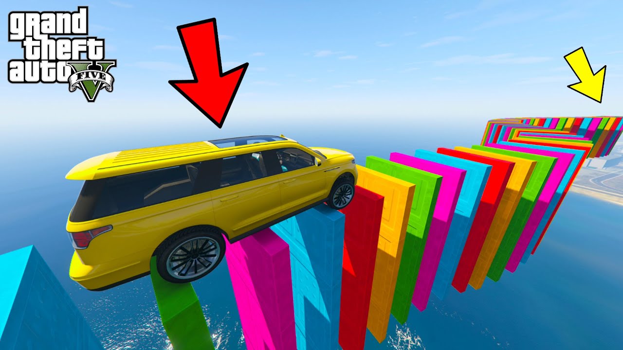 قراند 5 : باركور السيارة الكبيرة - GTA V !! 🐸🐸