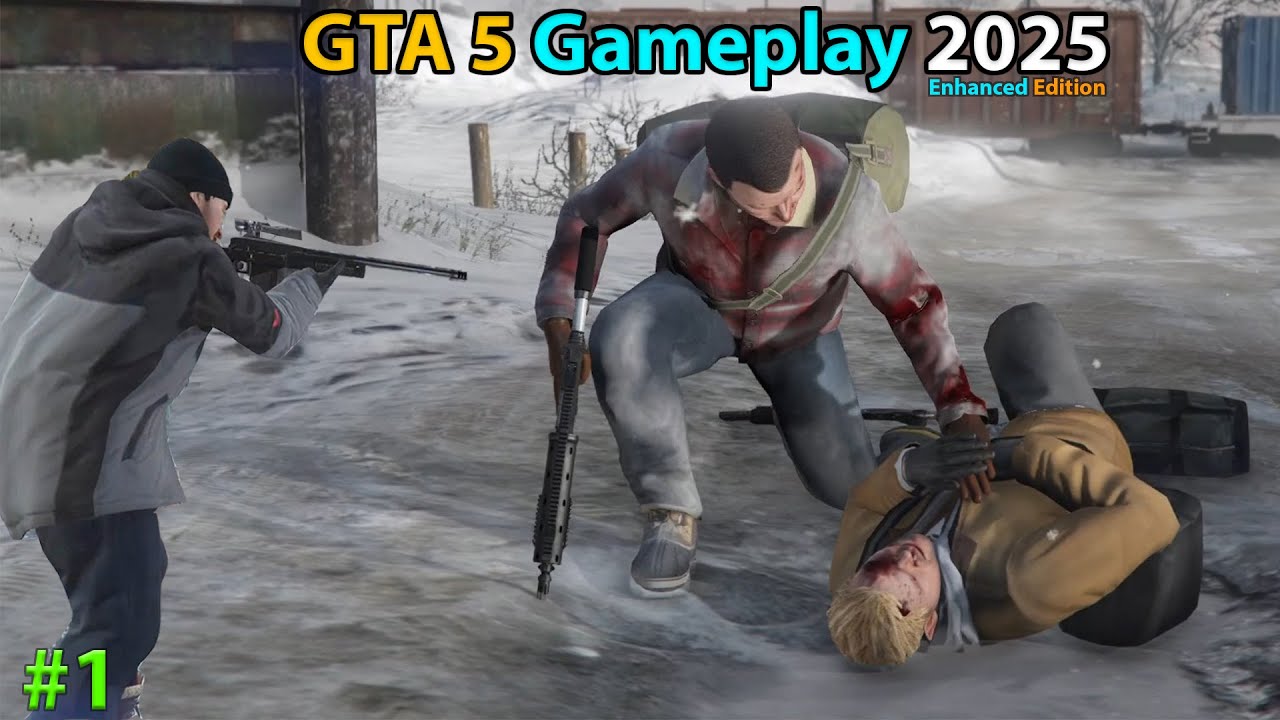GTA 5 Enhanced Edition Gameplay 🔥 | Bank Robbery 🎯 |  Franklin & Michael in Action! | GadhokiPlay🎮