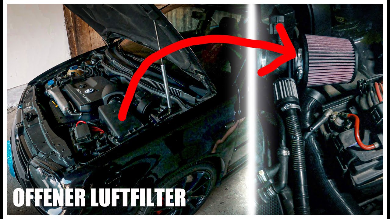 4er Golf GTI offener Luftfilter Einbau! Gortnas Adventures #16