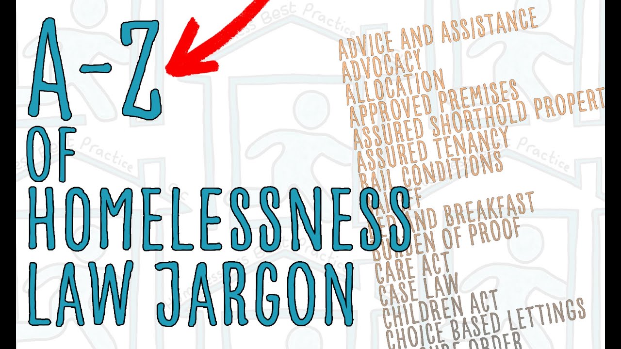 A-Z of Homelessness Law jargon (Part 1/2)