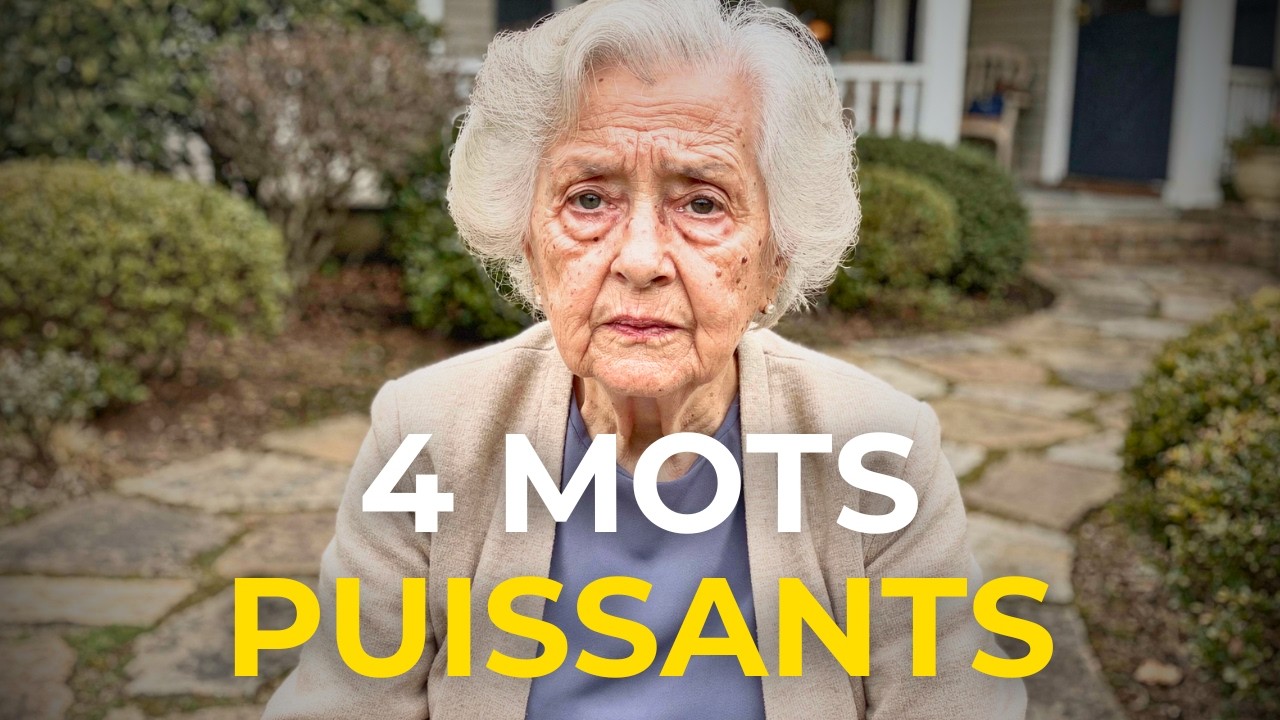 J'ai 84 ans, je vis seule. Si vos enfants veulent contrôler votre vie, dites ces 4 mots.