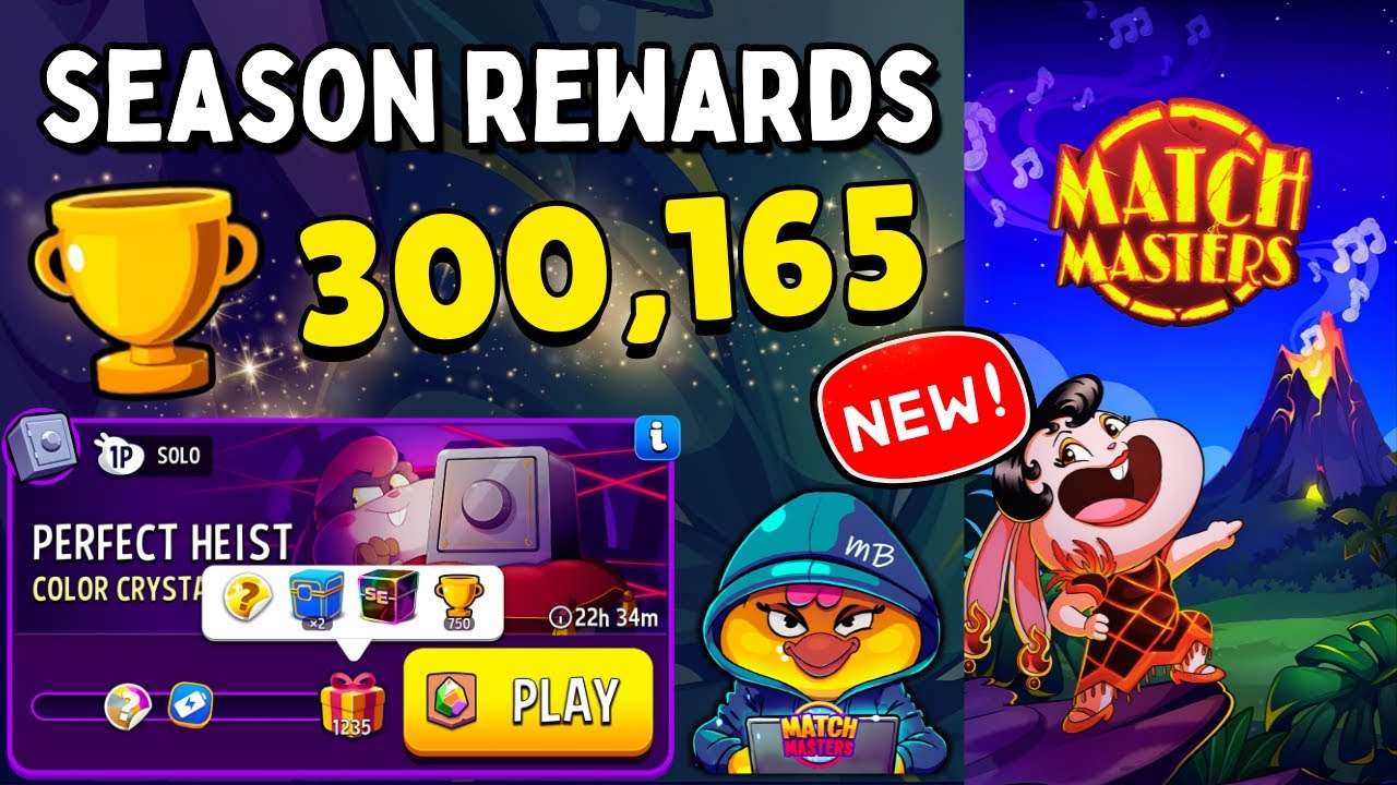 START OF NEW SEASON - COLLECTING AMAZING AWARDS | Color Crystals Solo Perfect Heist 1235p