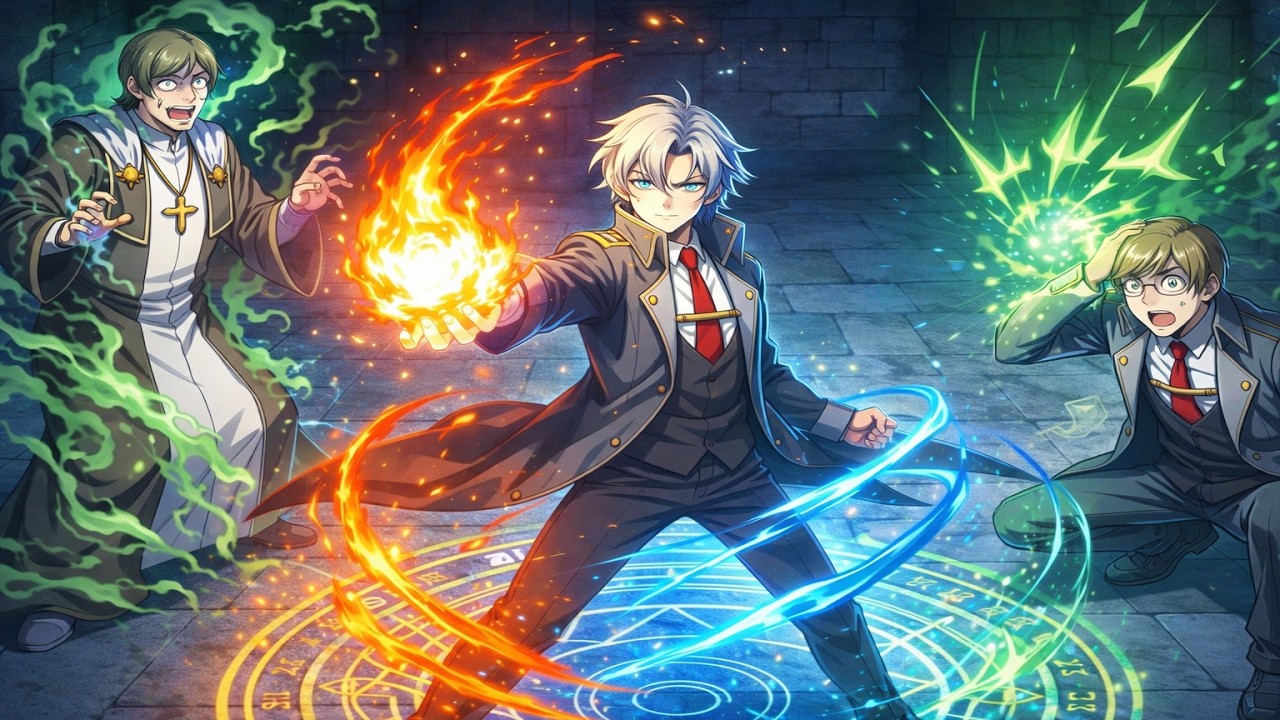 Il n’est qu’un Roturier, mais il Éveille Quatre Pouvoirs Élémentaires ! – Récap Manhwa