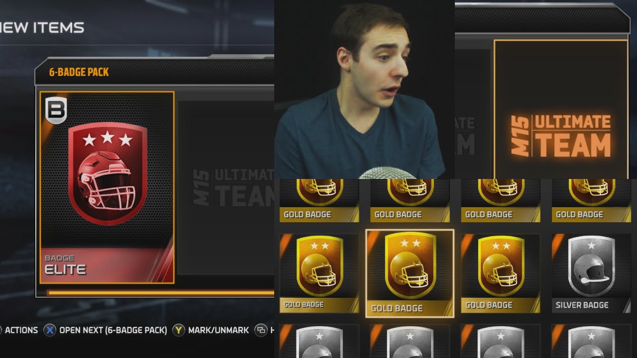 Madden 15 Ultimate Team EPIC 90 BADGES! Madden 15 Ultimate Team Pack Opening