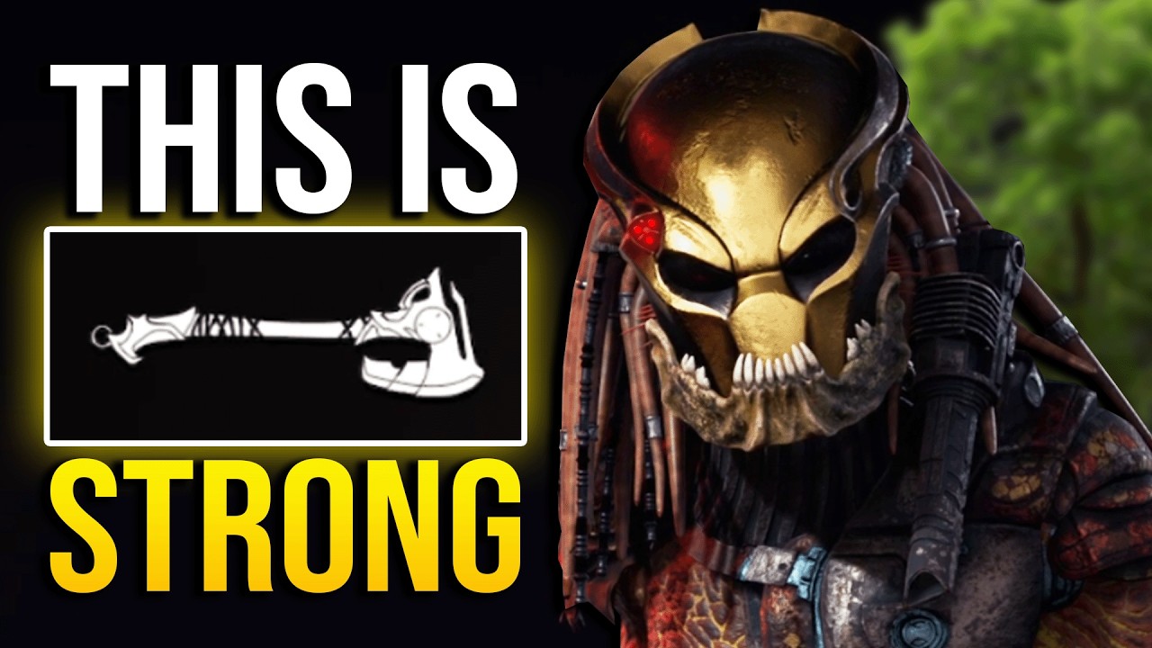 One Shot Humans with this STRONG AXE Build - Predator Hunting Grounds 2024