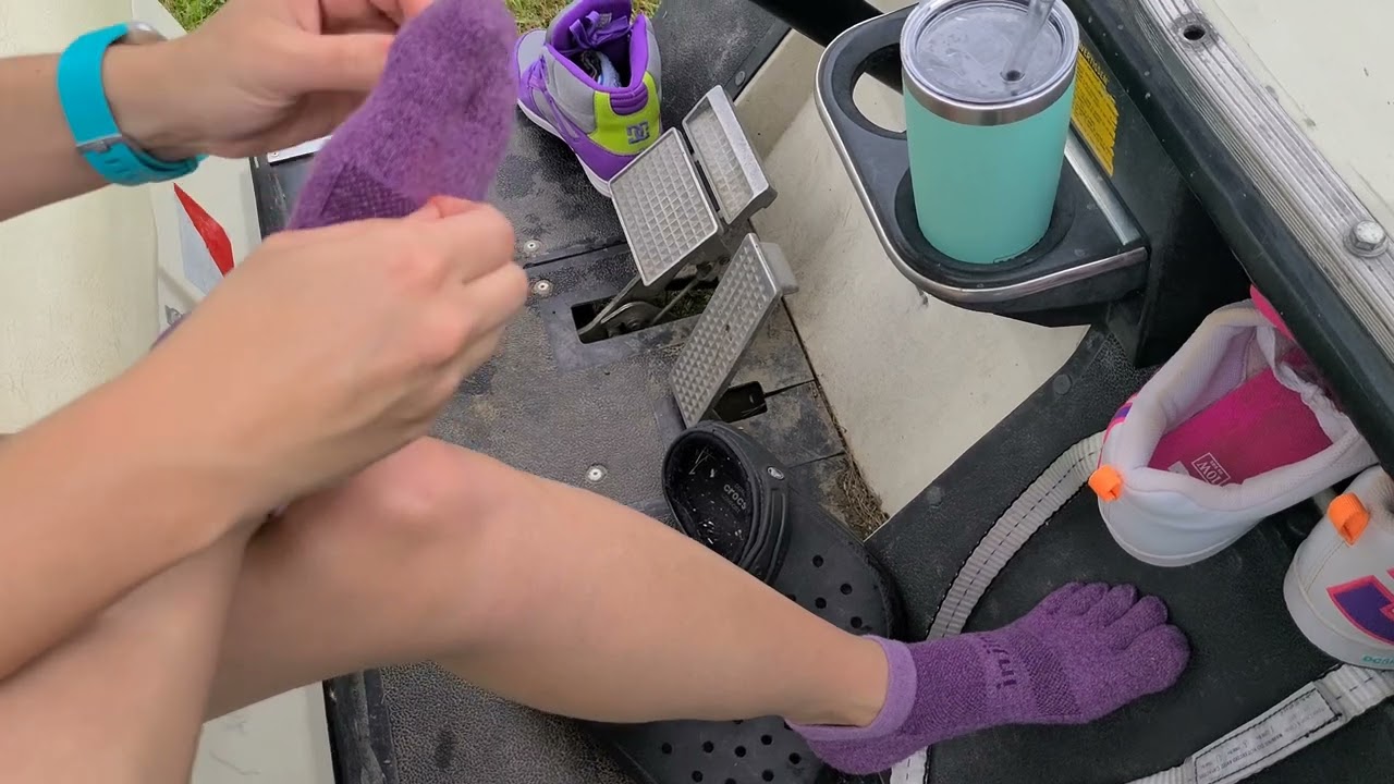 DC's going mudding with toe socks. Full video on www.patreon.com/wetshoes