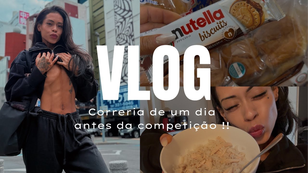 VLOG : Um dia antes da competição | Pintura , carb up e comprinhas ✨ 