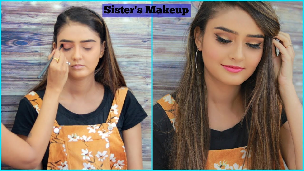 DOING MY SISTER'S MAKEUP | Rinkal Soni