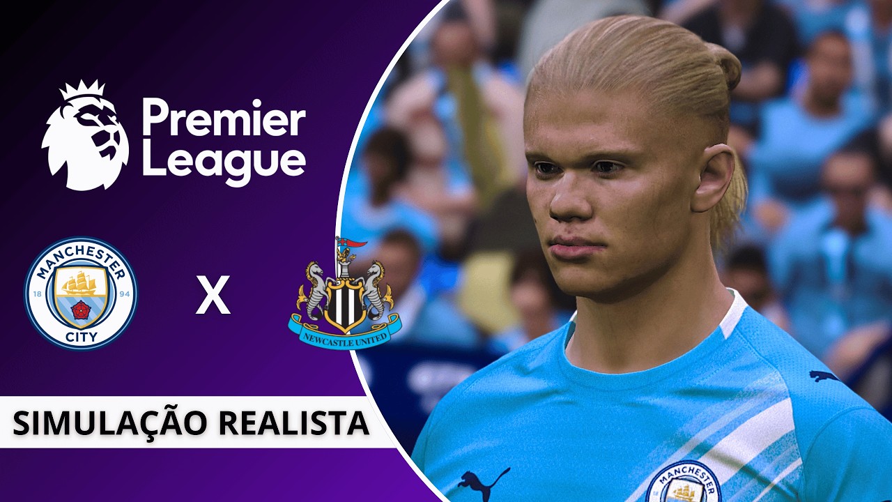 Manchester City vs Newcastle | Premier League - Rodada 27 | PES 2026 GOGOZPATCH.