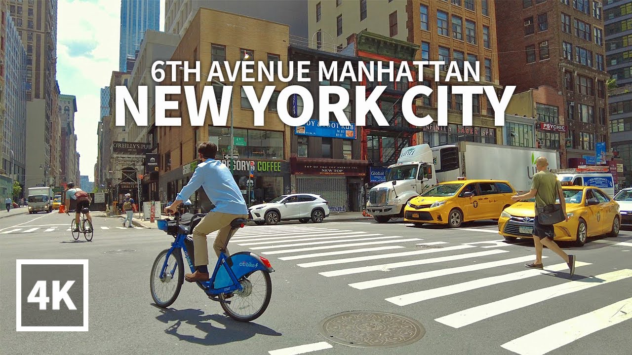 [4K] NEW YORK CITY - 6th Avenue, Macy's Herald Square, 36th to 9th, Midtown Manhattan, USA, Travel