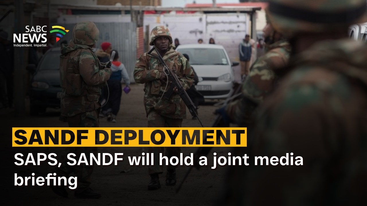 Южноафриканская полиция (SAPS) и Южноафриканские силы обороны (SANDF) проведут совместный брифинг...