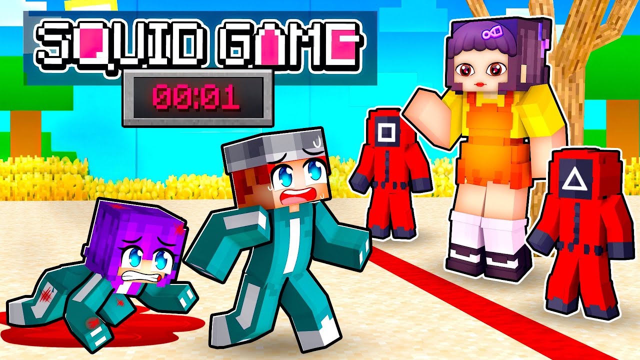 Playing SQUID GAME In Minecraft!