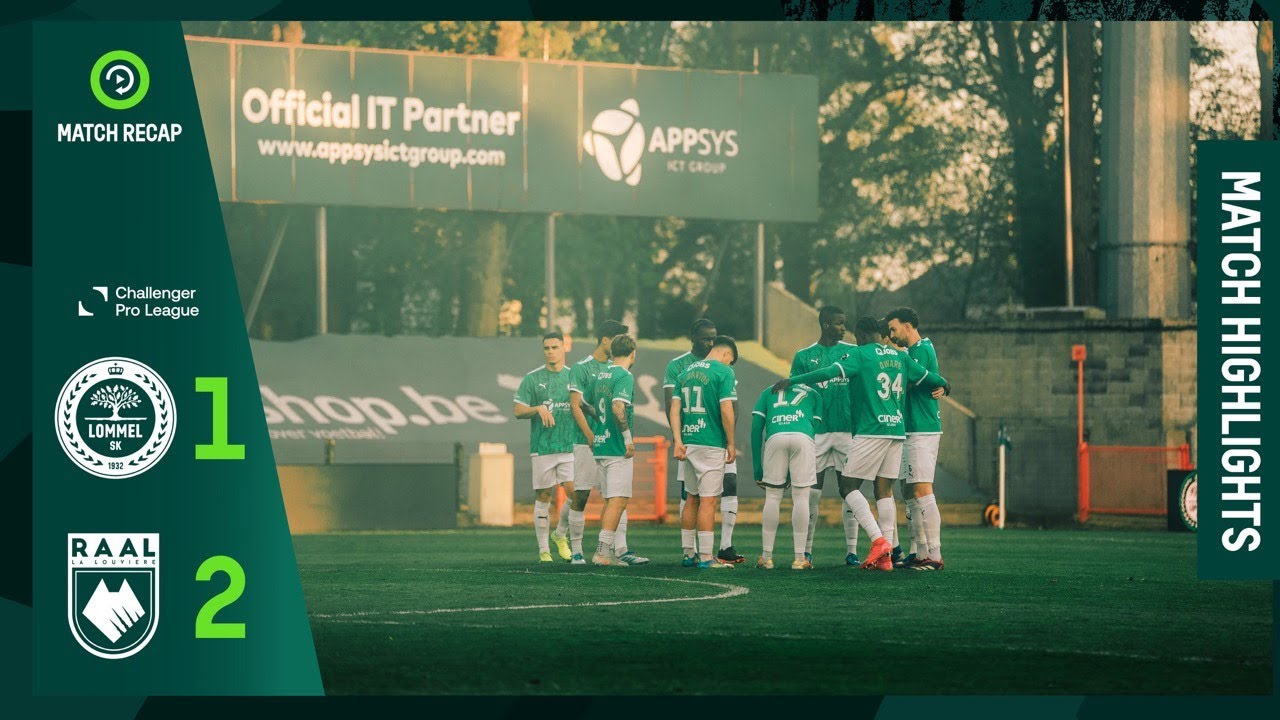 Highlights Lommel SK vs RAAL La Louvière (1-2)