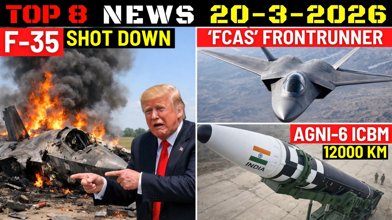 Indian Defence Updates : F-35 Shot Down,FCAS Frontrunner,12000 Km Agni-6 ICBM,New CATS Warrior MK2