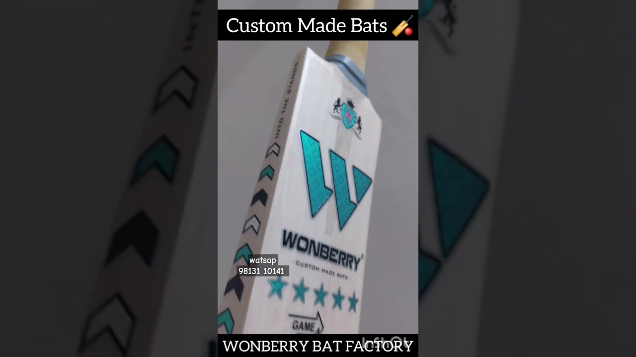 Wonberry English Willow Cricket Bats Custom Made Rdy to Play 