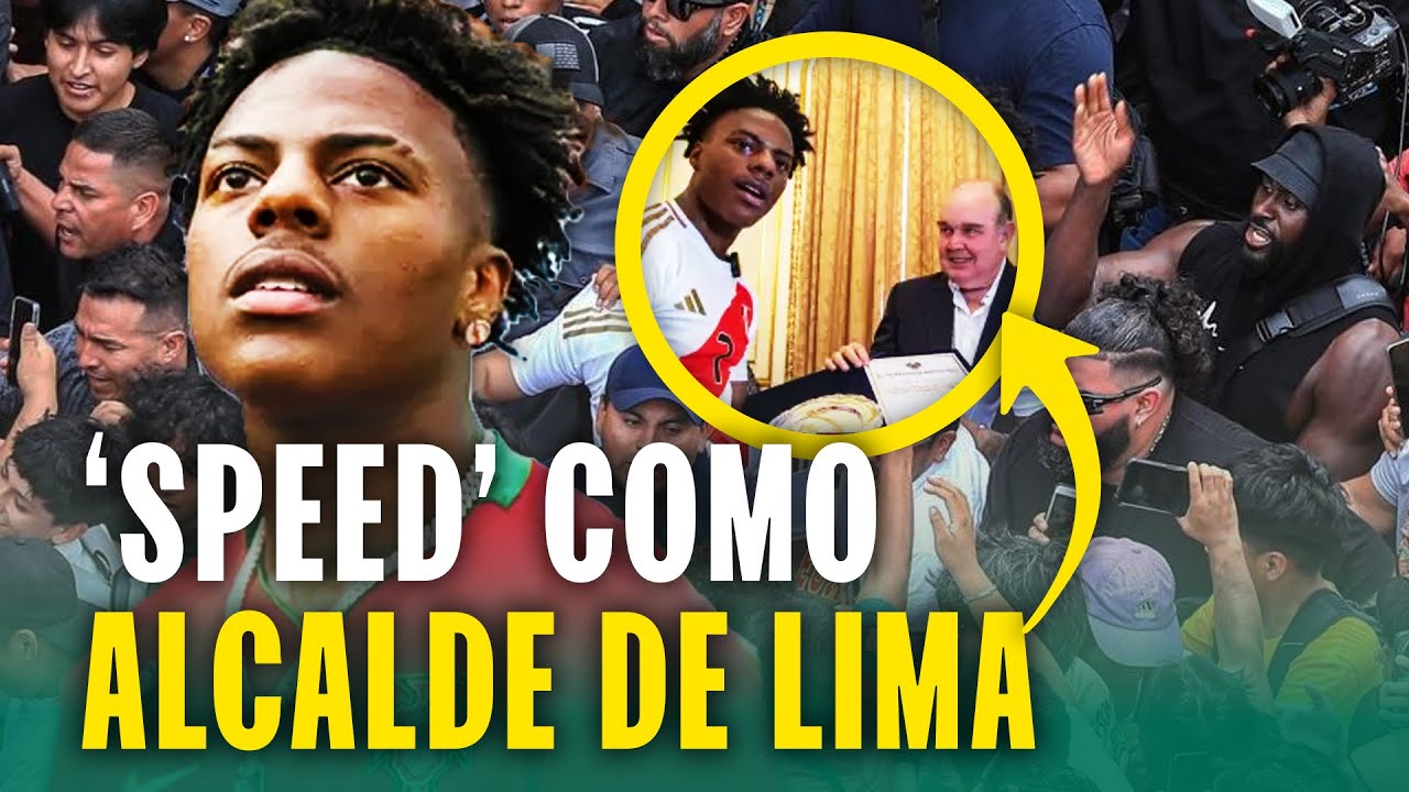 'Speed' fue alcalde por una horas: Famoso streamer causa furor en Perú y se reunió con López Aliaga