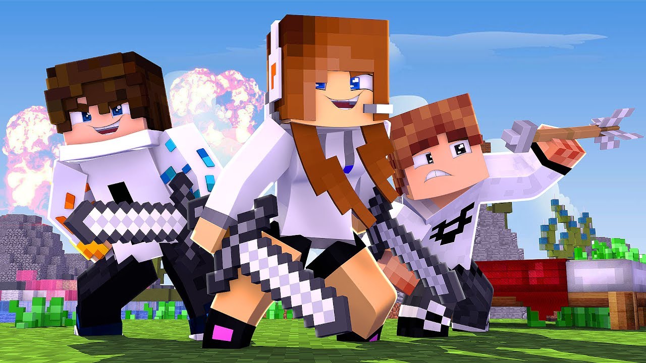 Minecraft: BEDWARS - O TRIO INVENCÍVEL!