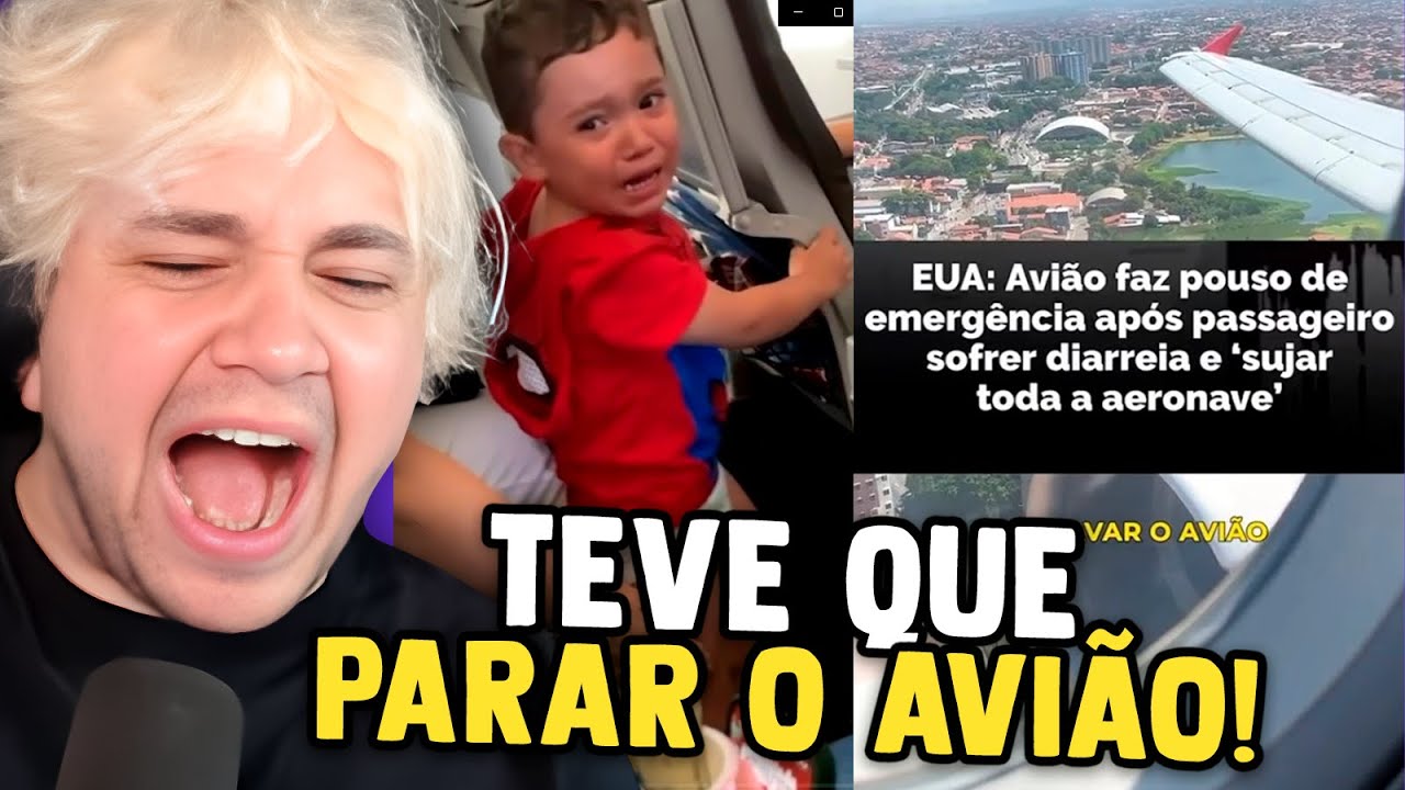 ESSE MLK CAG0U O AVIÃO INTEIRO 😨