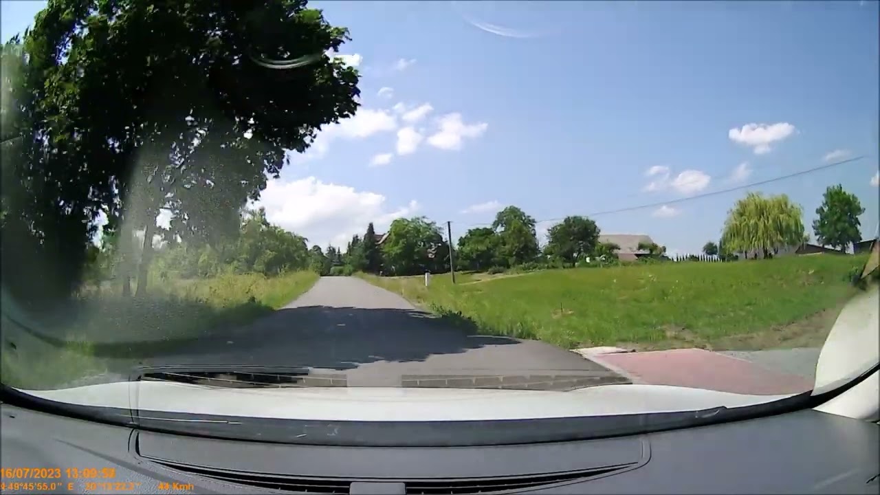 Trasa : Podłopień - Dobczyce  ( przez  Szczyrzyc , Raciechowice )