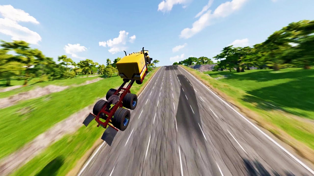 600 MPH Instant Acceleration – Which Car Can Actually STOP at the Mountain Top?! 😱💥🔥 - BeamNG Drive