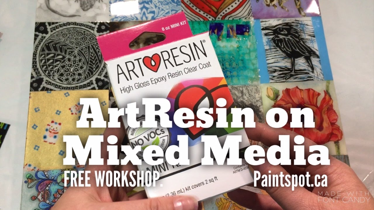 ArtResin over MixedMedia Art