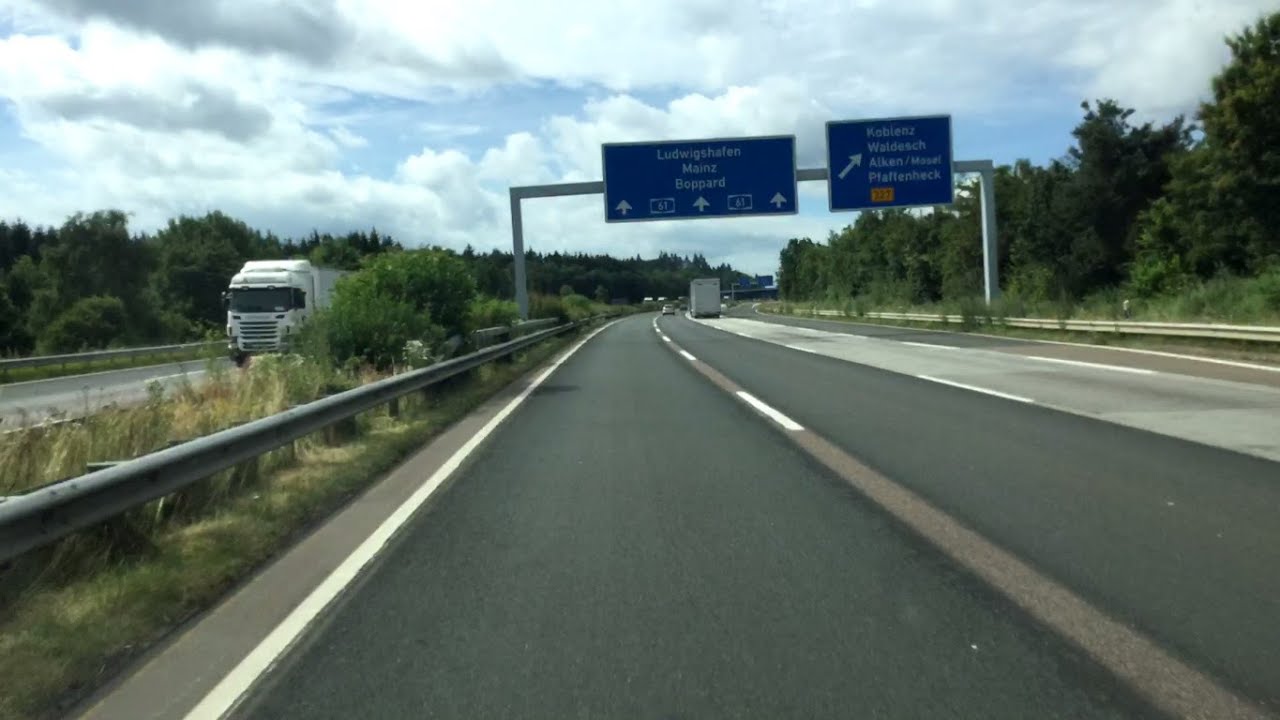 Autobahn A61 vom AK Meckenheim bis AK Speyer