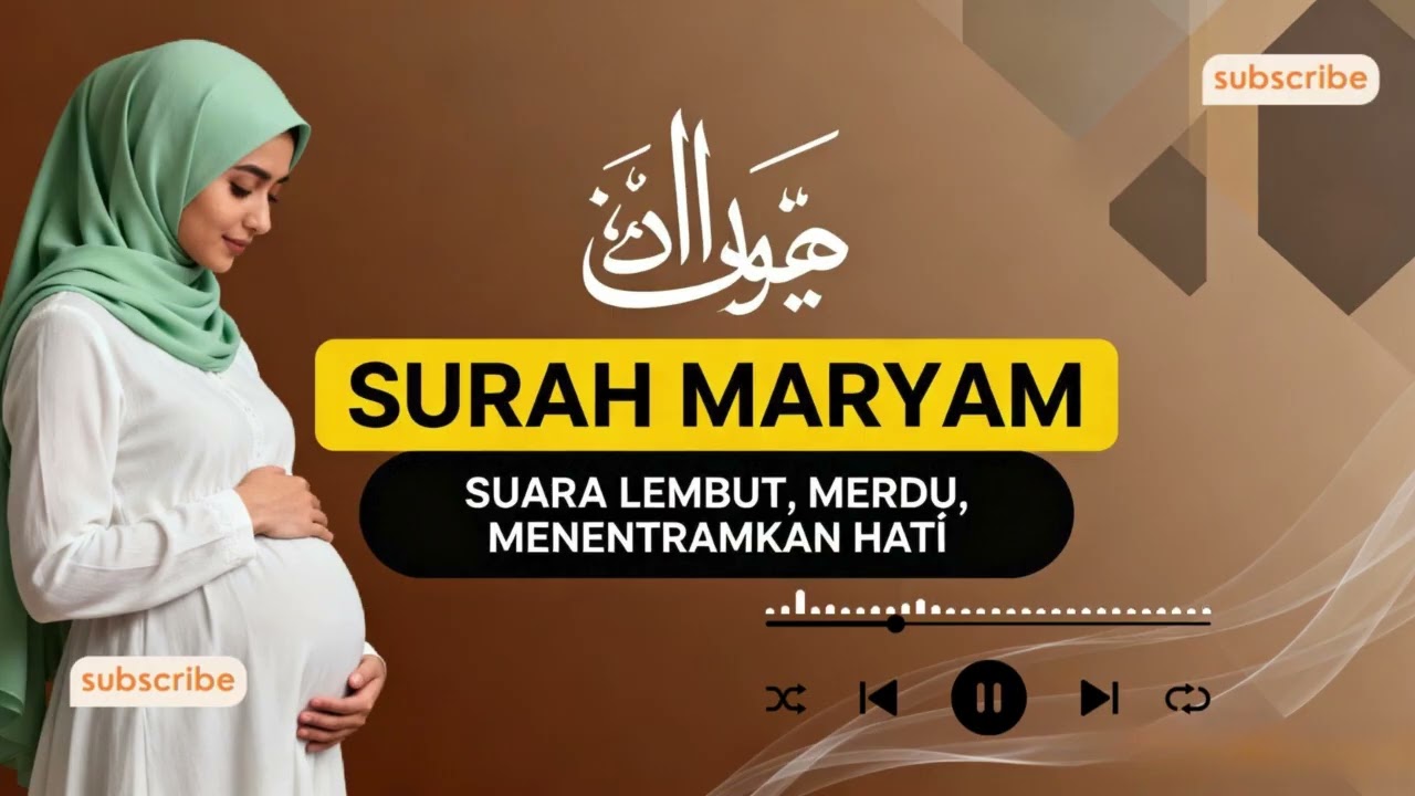 Surah Maryam untuk Ibu Hamil – Cukup Dengarkan, Ibu Rileks Bayi Terlindungi
