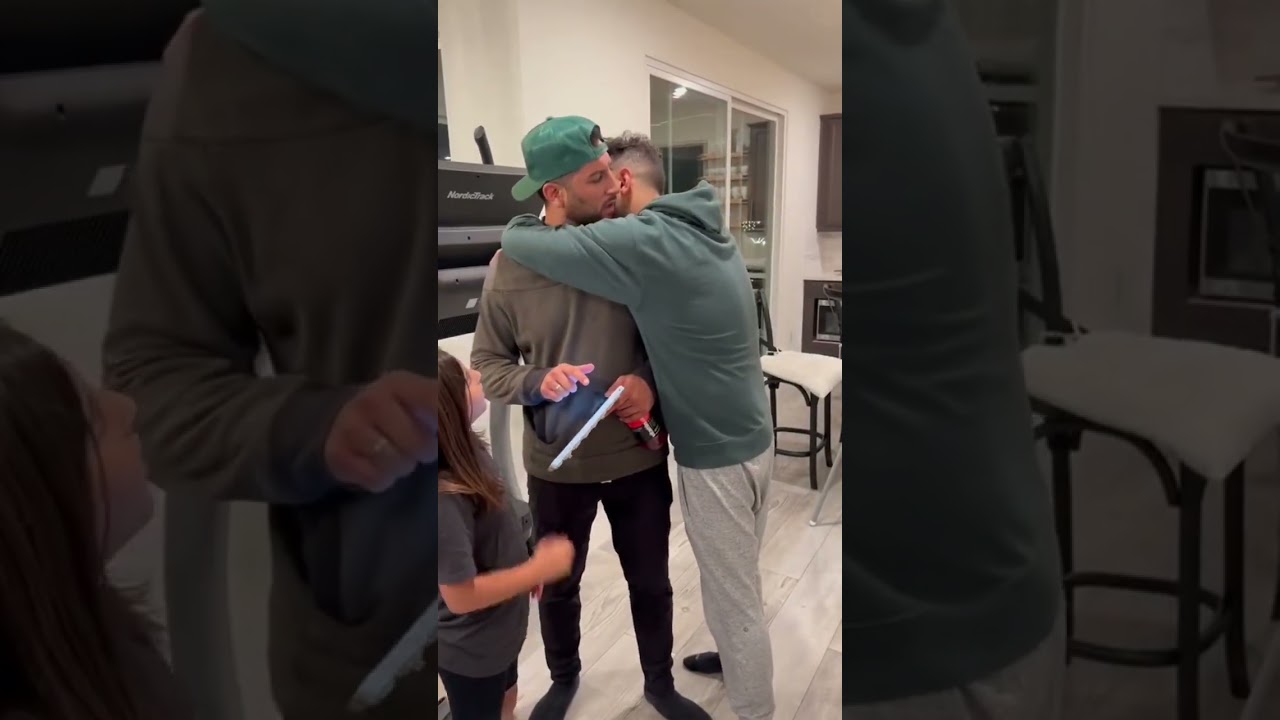 HUGGING MY FAMILY MEMBERS TO SEE THEIR REACTION 😳