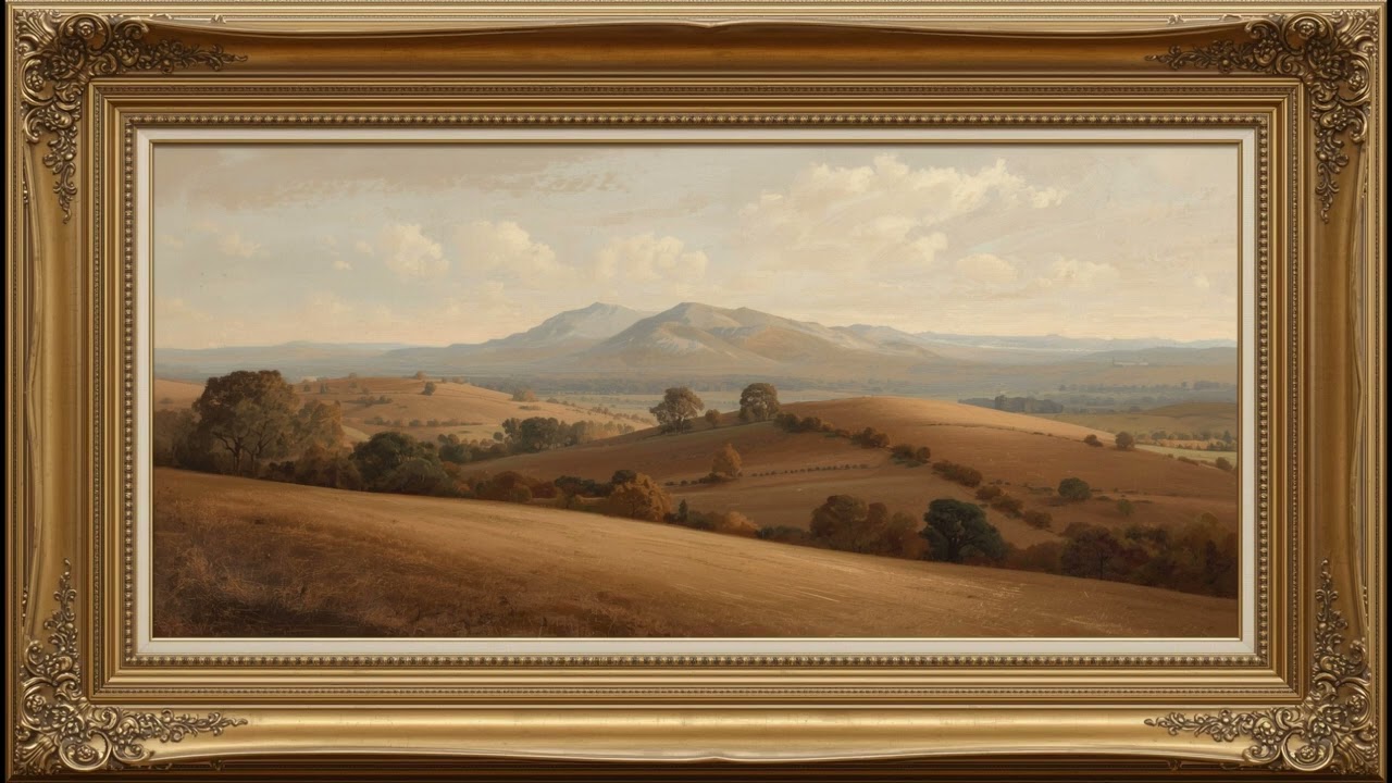 Virtual Art Gallery for TV 🎨 | Vintage Oil Painting Landscape (1 Hour) Beethoven