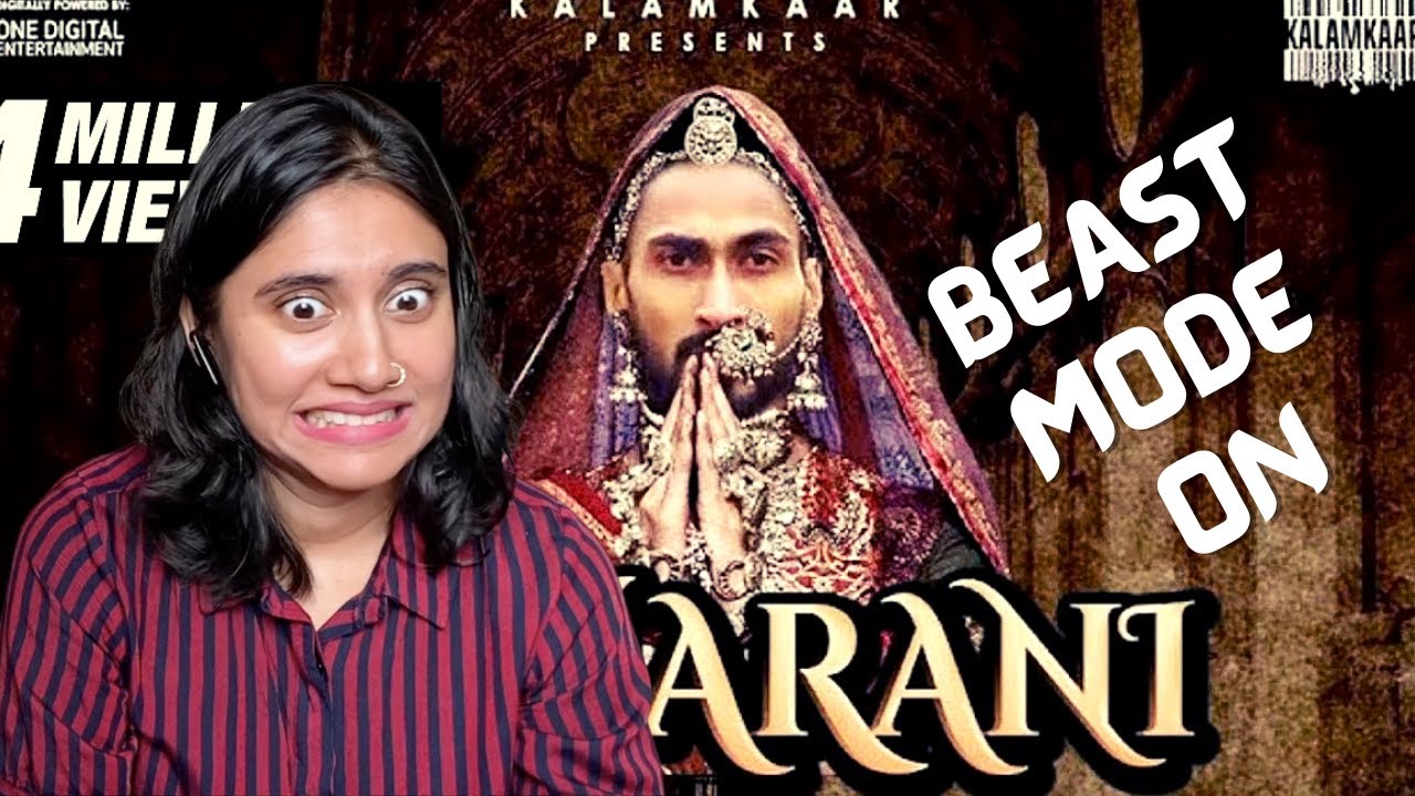 KR$NA - MAHARANI Song and Lyrics Breakdown REACTION | Kalamkaaar | Ashmita Reacts