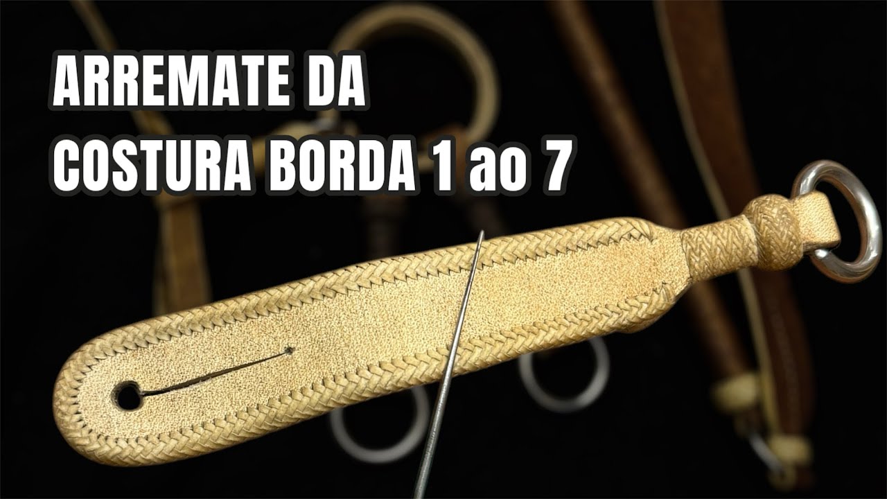 ARREMATE DA COSTURA DE BORDA DO 1 ao 7
