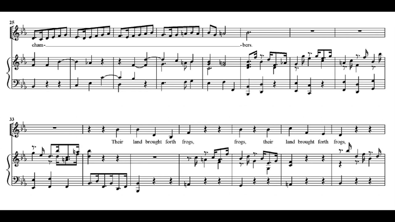 Händel: Israel in Egypt - 4. Their land brought forth frogs - Gardiner