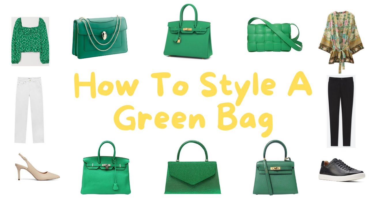 HOW TO STYLE A GREEN BAG | GREEN BAG OUTFITS | GREEN BAG OUTFIT IDEAS | GREEN HANDBAG | PRINCESS MOK