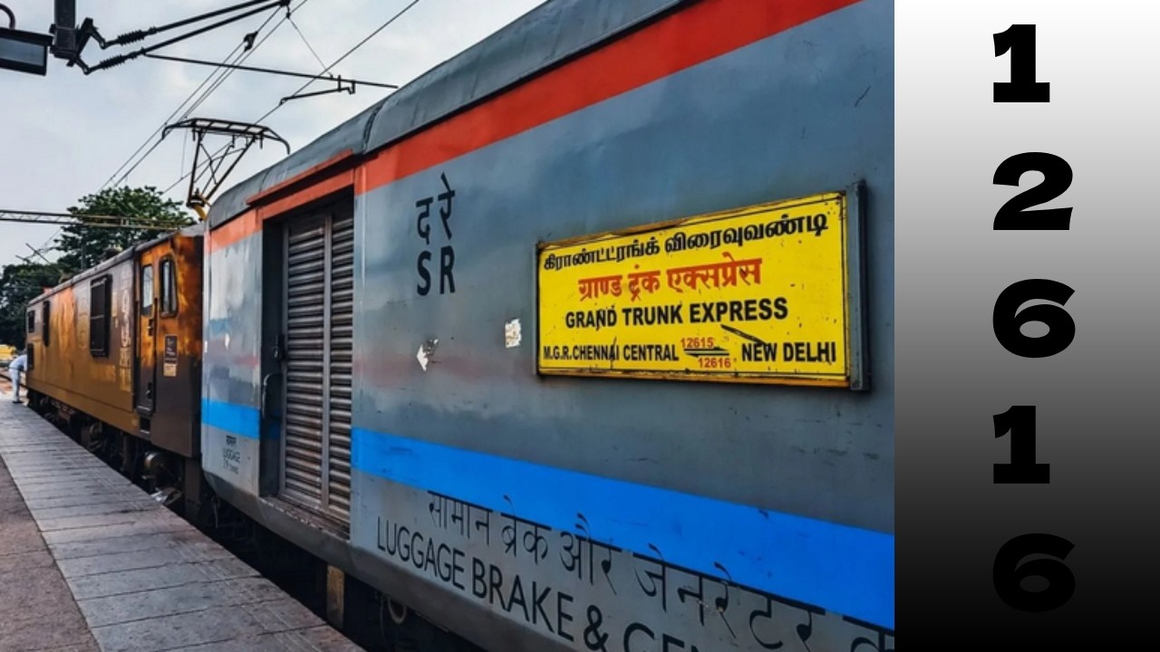 12616 / Grand Trunk Express | CRV1  | Indian Train Simulator |  #train #shorts